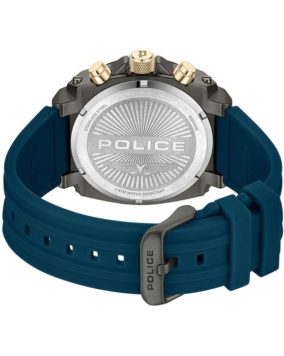 POLICE Norwood Blue Silicone Strap