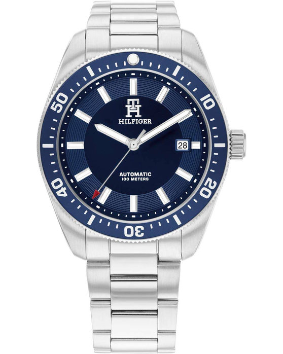 TOMMY HILFIGER Sport Automatic Silver Stainless Steel Bracelet