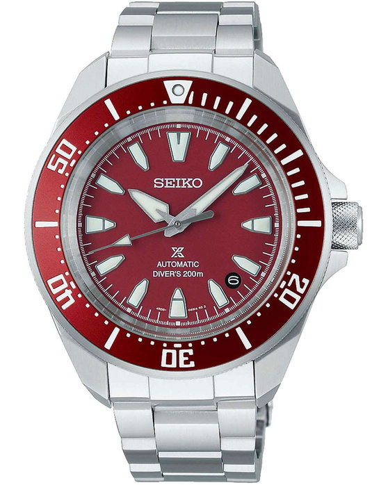 SEIKO Prospex Divers Samurai Automatic Silver Stainless Steel Bracelet