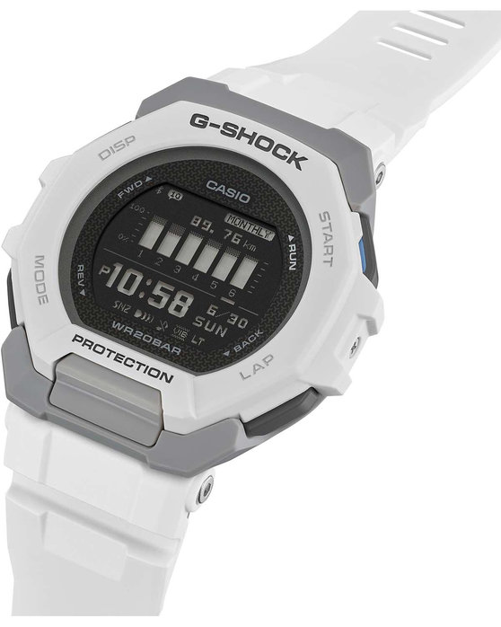 G-SHOCK G-Squad Smartwatch Chronograph White Bio-based Resin Strap