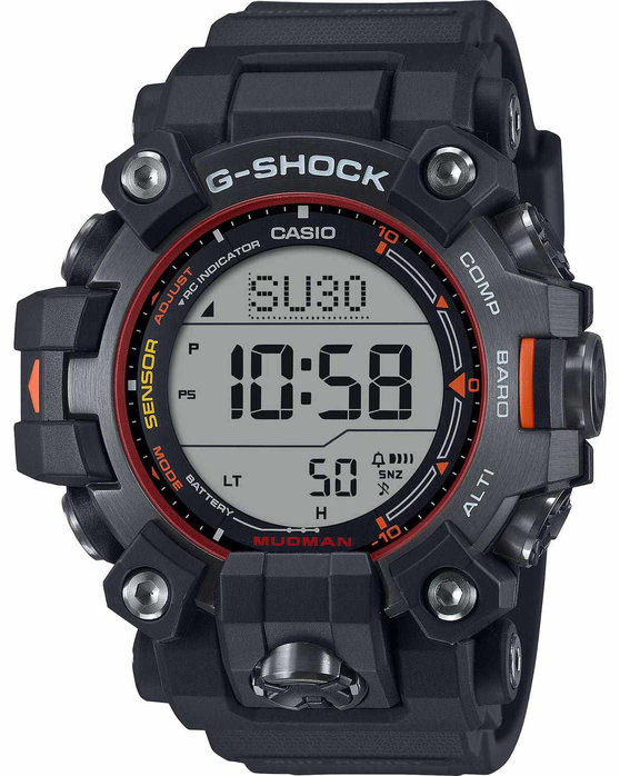 G-SHOCK Master of G Mudman Tough Solar Black Bio-based Resin Strap