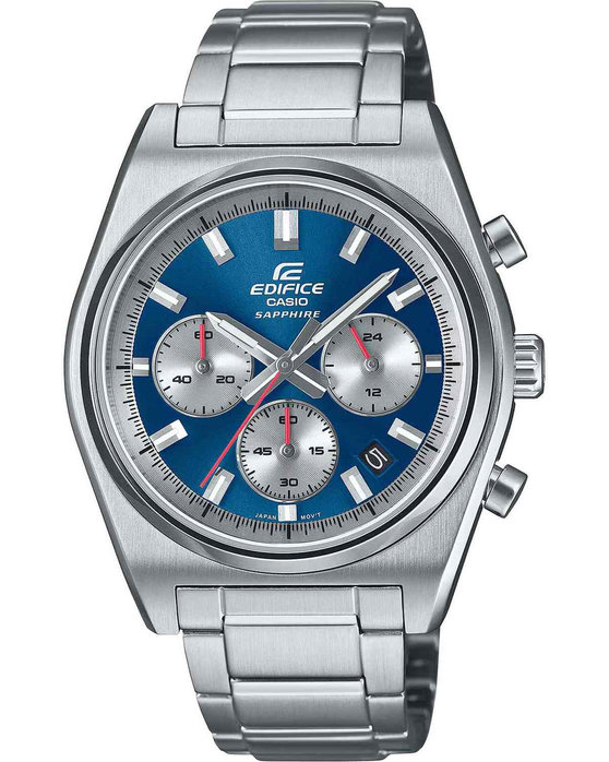 CASIO Edifice Motorsports Chronograph Silver Stainless Steel Bracelet