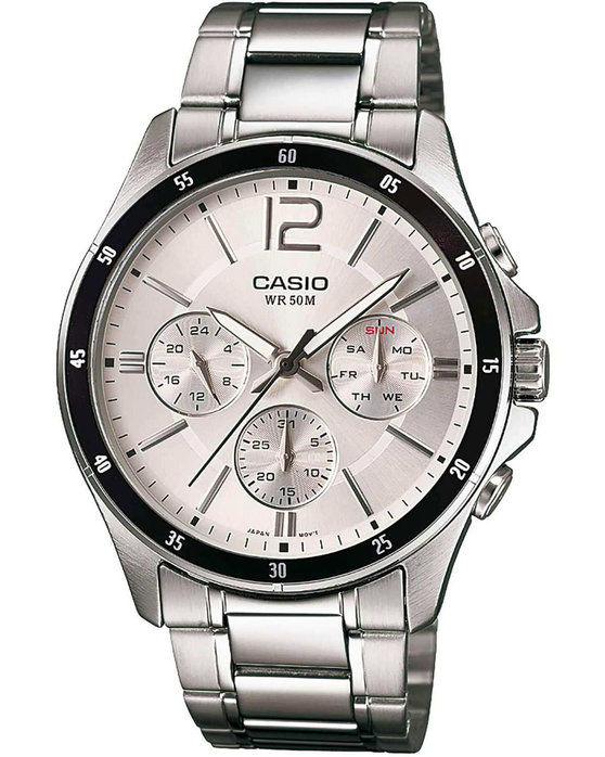 CASIO Collection Silver Stainless Steel Bracelet