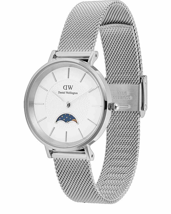 DANIEL WELLINGTON Petite Lune Silver Stainless Steel Bracelet 32 mm