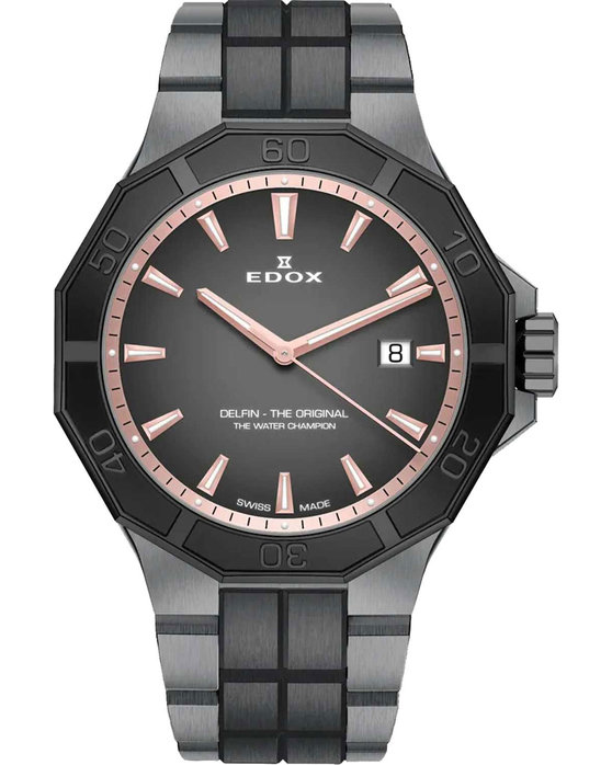 EDOX Delfin The Original Two Tone Stainless Steel Bracelet