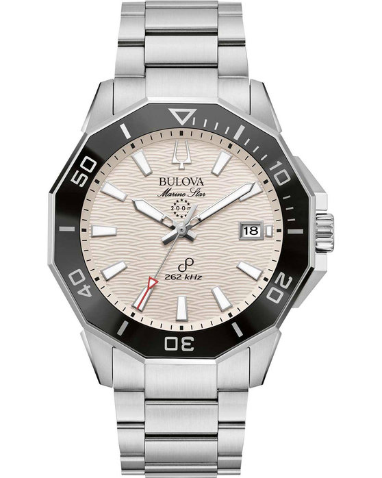 BULOVA Marine Star Silver Stainless Steel Bracelet