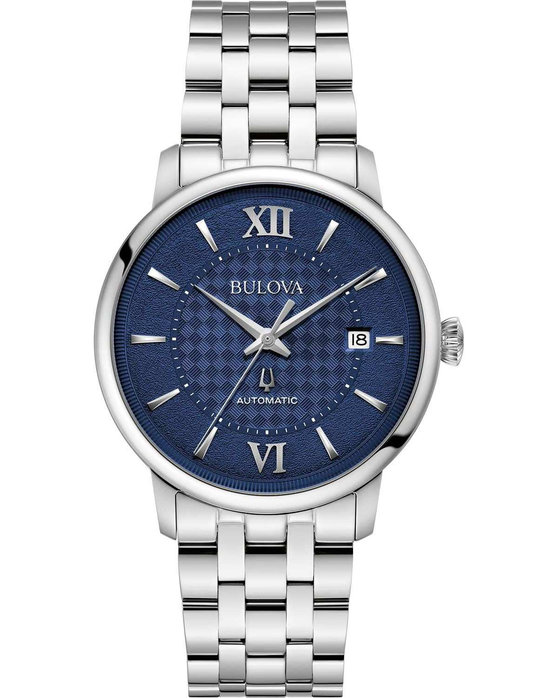 BULOVA Hudson Automatic Silver Stainless Steel Bracelet