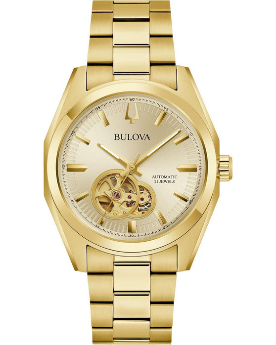 BULOVA Surveyor Automatic Gold Stainless Steel Bracelet