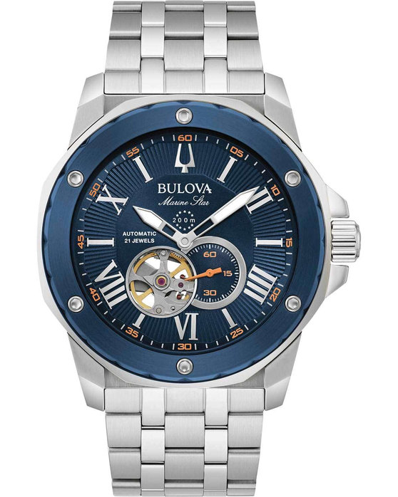 BULOVA Marine Star Automatic Silver Stainless Steel Bracelet