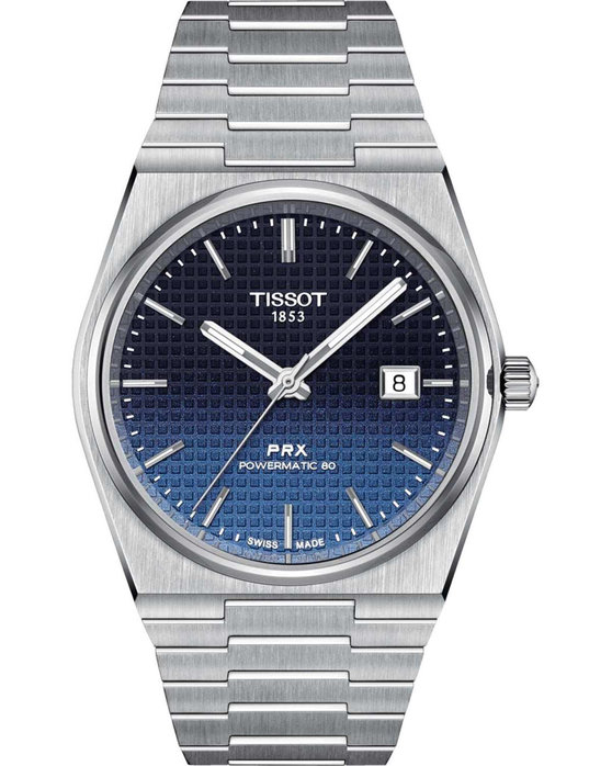 TISSOT T-Classic PRX Powermatic 80 Automatic Silver Stainless Steel Bracelet