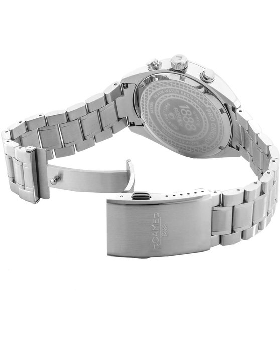 ROAMER Pro Chrono Chronograph Silver Stainless Steel Bracelet