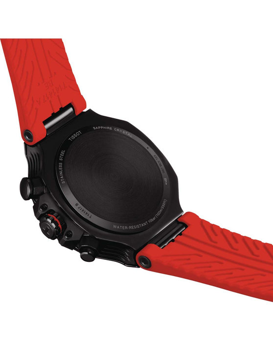 TISSOT T-Sport T-Race Chronograph Red Silicone Strap