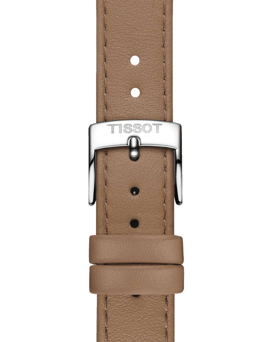 TISSOT Heritage Stylist Brown Leather Strap