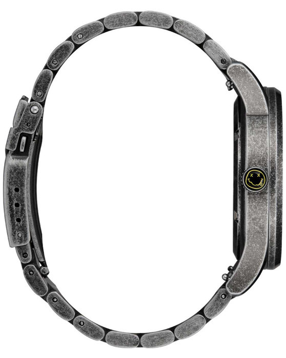 NIXON Nirvana Sentry Wobble Grey Stainless Steel Bracelet