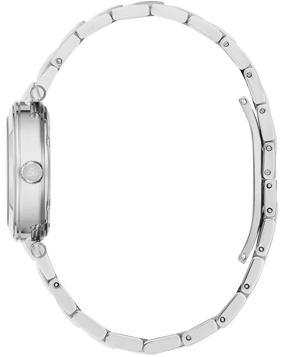 GUESS Collection Illusion Crystals Silver Stainless Steel Bracelet