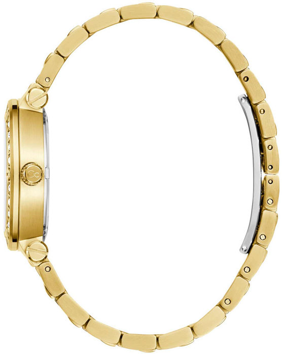 GUESS Collection Aura Crystals Gold Stainless Steel Bracelet