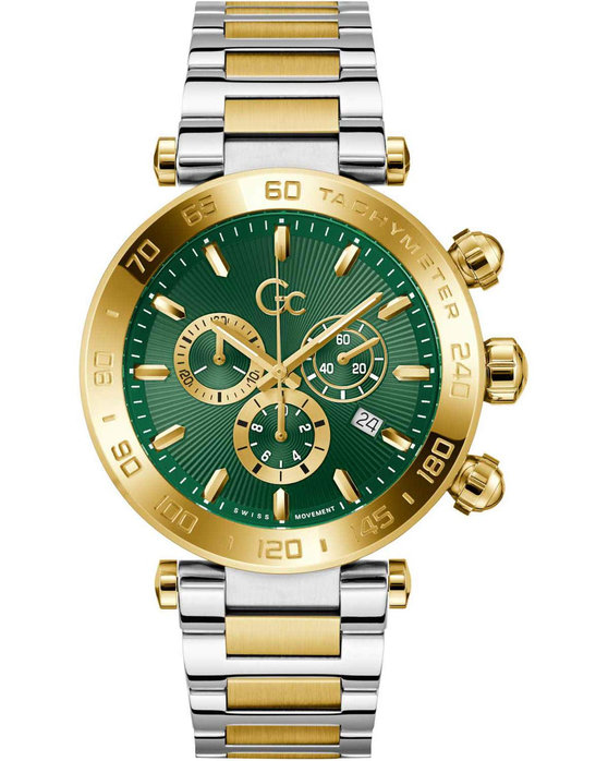 GUESS Collection Select Chronograph Two Tone Stainless Steel Bracelet