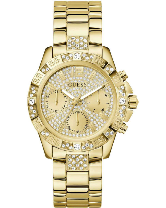 GUESS Majesty Zircons Gold Stainless Steel Bracelet