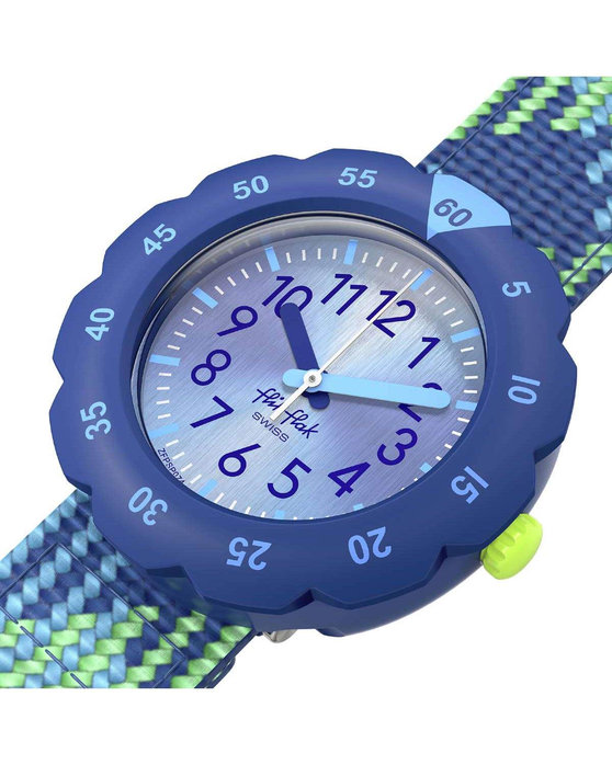 FLIK FLAK Loop In Blue Multicolor Plastic Strap