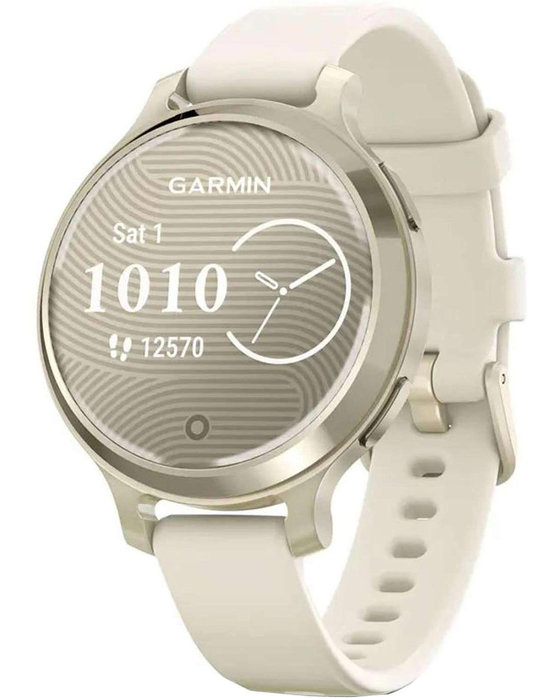 GARMIN Lily® 2 Active Lunar Gold with Bone Silicone Strap (Προπαραγγελία)