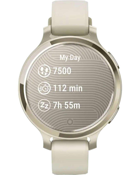 GARMIN Lily® 2 Active Lunar Gold with Bone Silicone Strap (Προπαραγγελία)