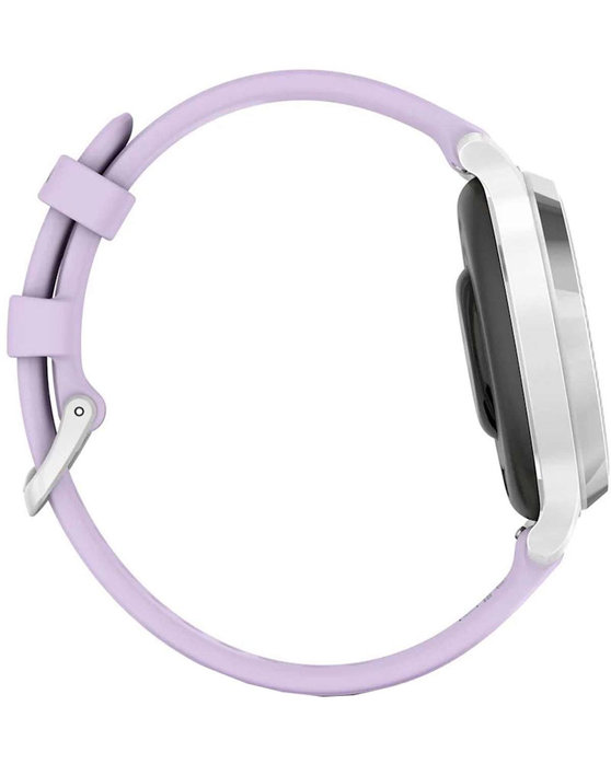 GARMIN Lily® 2 Active Silver with Purple Jasmine Silicone Strap (Προπαραγγελία)