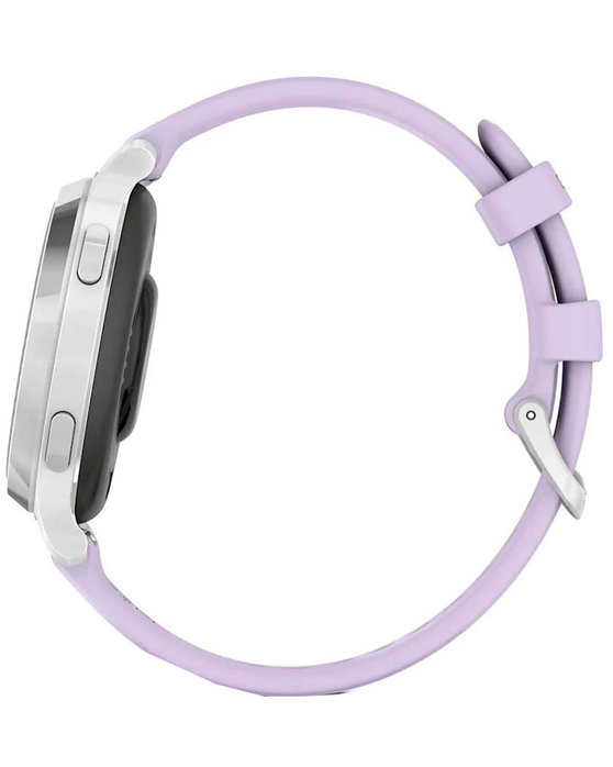 GARMIN Lily® 2 Active Silver with Purple Jasmine Silicone Strap (Προπαραγγελία)