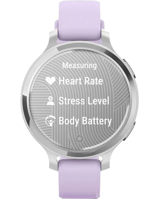 GARMIN Lily® 2 Active Silver with Purple Jasmine Silicone Strap (Προπαραγγελία)