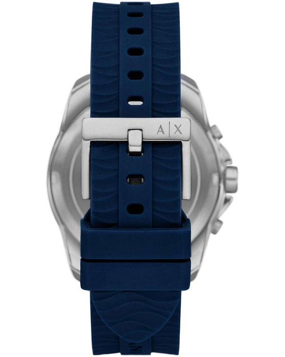 ARMANI EXCHANGE Spencer Chronograph Blue Silicone Strap