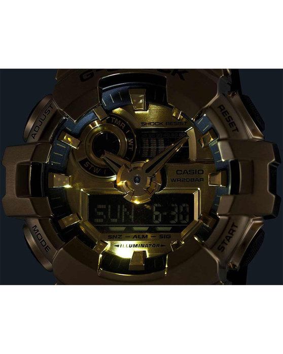 G-SHOCK G-Steel Dual Time Chronograph Black Plastic Strap