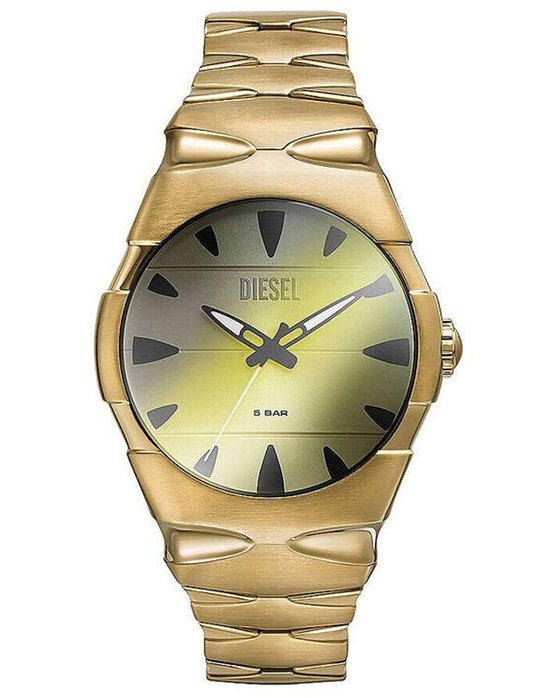 DIESEL D-Sruptor Gold Stainless Steel Bracelet