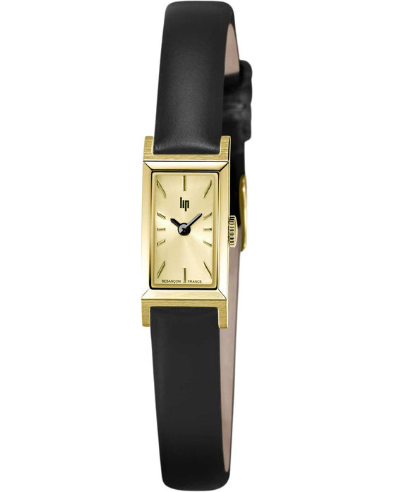 LIP Churchill T13 Black Leather Strap