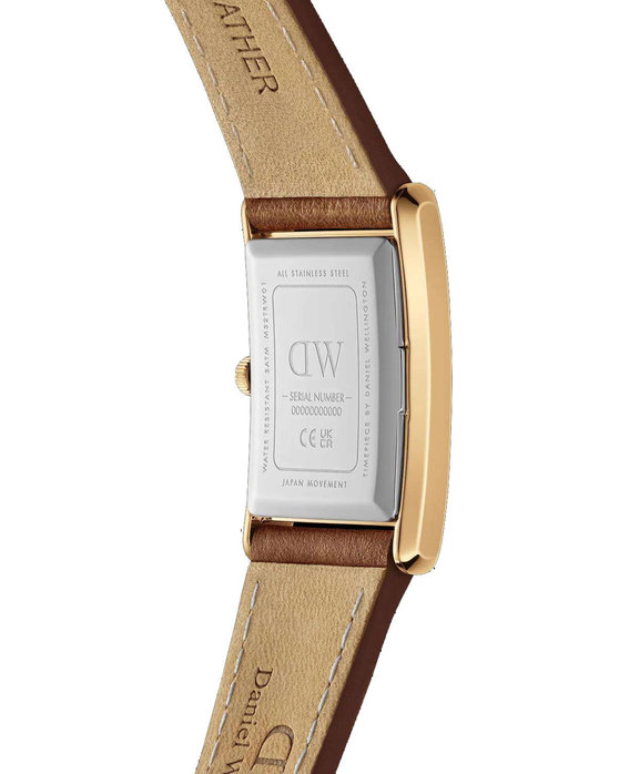 DANIEL WELLINGTON Bound Brown Leather Strap