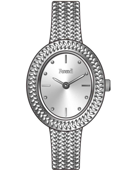 FERENDI Omnio Silver Stainless Steel Bracelet