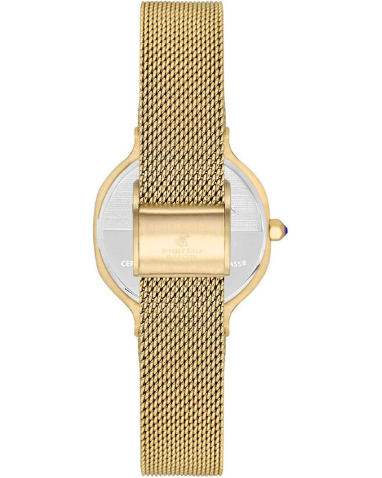 BEVERLY HILLS POLO CLUB Diamond Gold Stainless Steel Bracelet