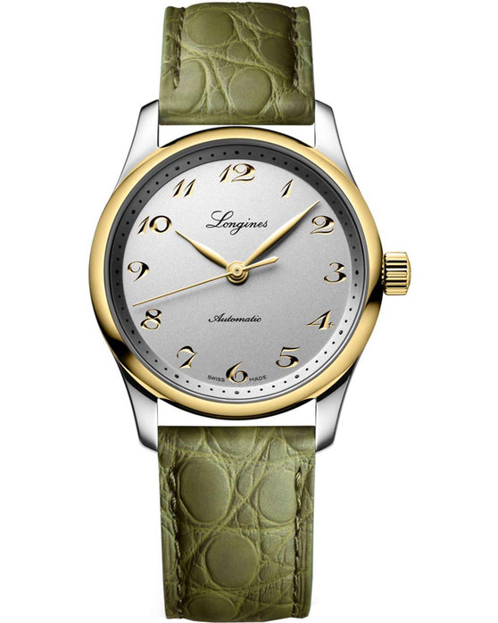 LONGINES The LONGINES Master Collection Automatic Green Leather Strap