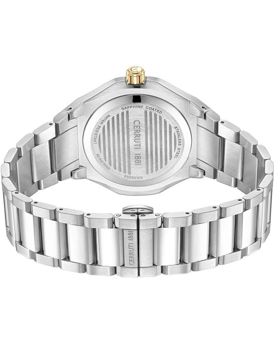 CERRUTI Lucardo Silver Stainless Steel Bracelet