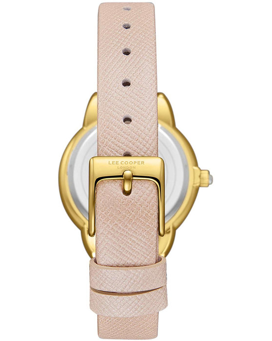 LEE COOPER Crystals Pink Leather Strap