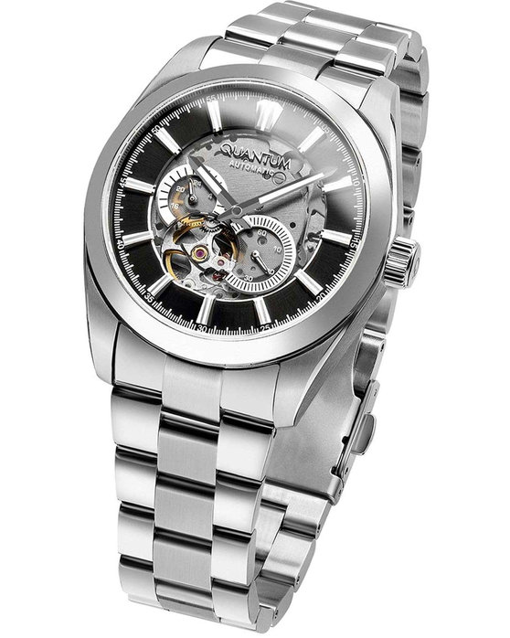 QUANTUM Q-Master Automatic Silver Metallic Bracelet