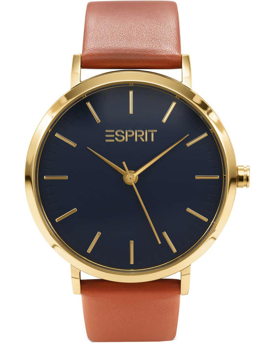 ESPRIT Everyday Brown Leather Strap