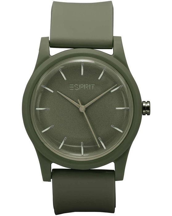 ESPRIT Joy Khaki Silicone Strap