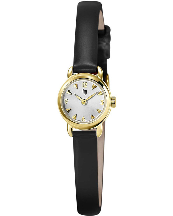 LIP Henriette Black Leather Strap