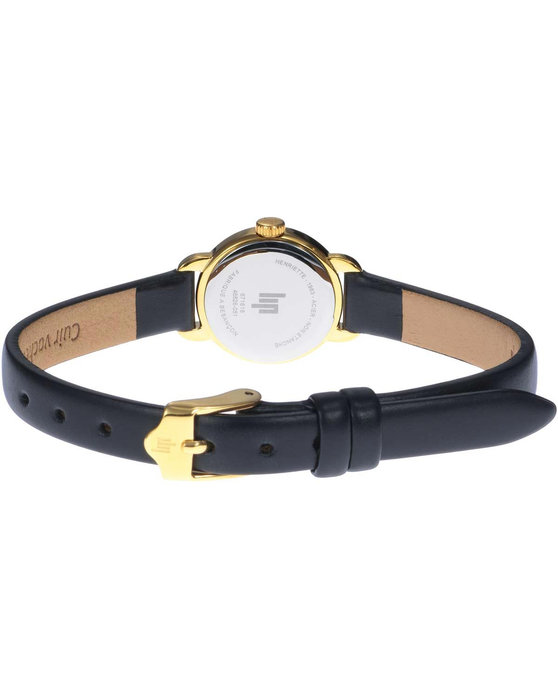 LIP Henriette Black Leather Strap