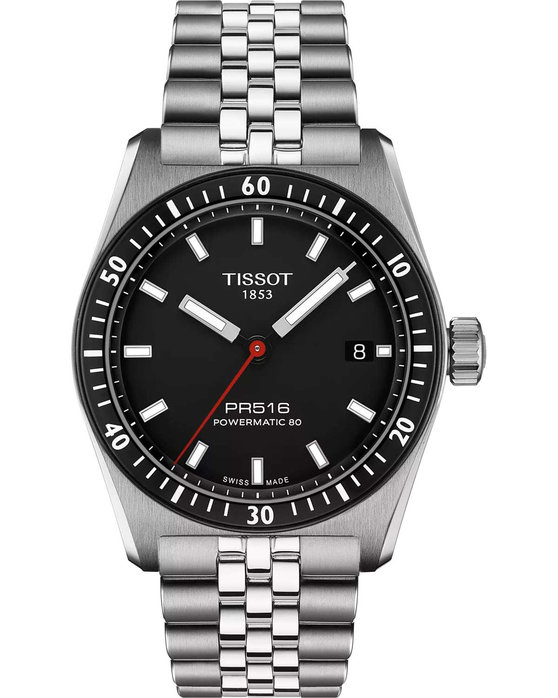 TISSOT T-Sport PR 516 Powermatic 80 Automatic Silver Stainless Steel Bracelet