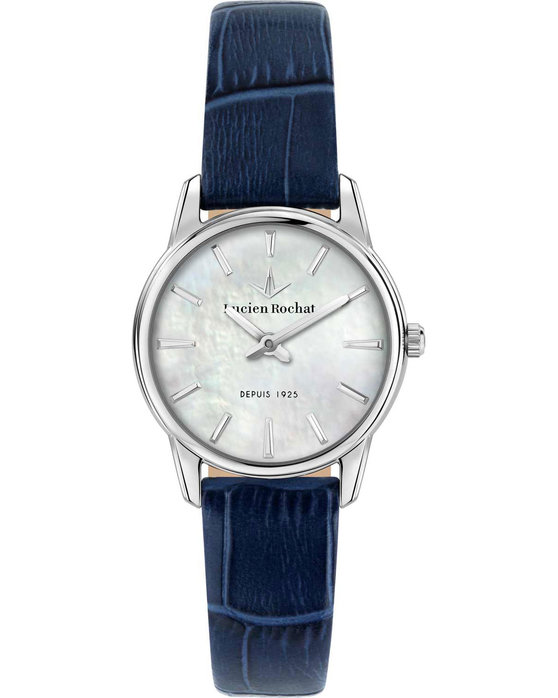 LUCIEN ROCHAT Iconic Blue Leather Strap