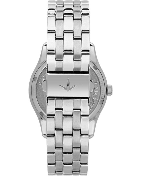 LUCIEN ROCHAT Montreux Silver Stainless Steel Bracelet