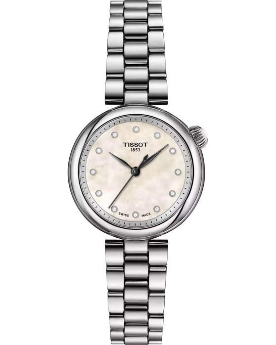 TISSOT T-Lady Desir Diamonds Silver Stainless Steel Bracelet