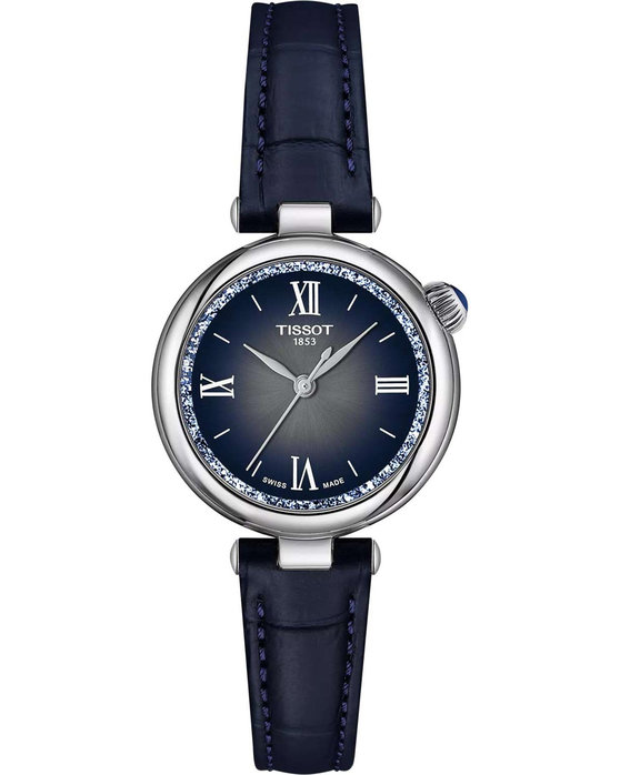 TISSOT T-Lady Desir Blue Leather Strap