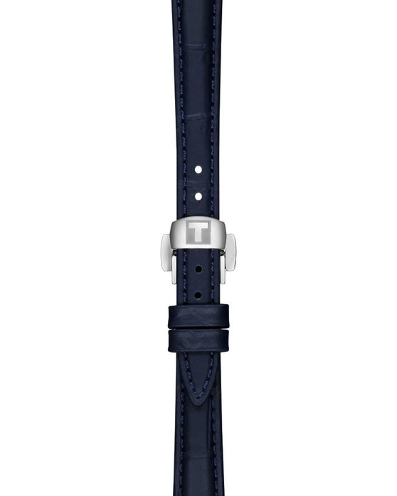 TISSOT T-Lady Desir Blue Leather Strap