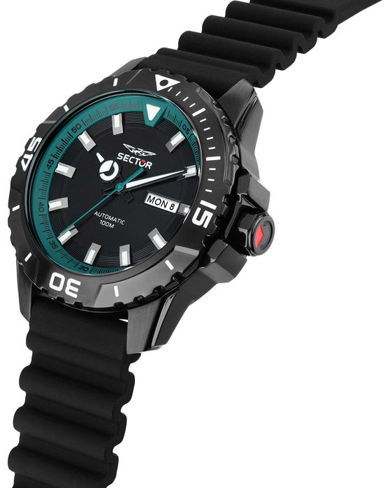 SECTOR Legend Automatic Black Plastic Strap Gift Set